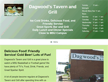 Tablet Screenshot of dagwoodstavern.com